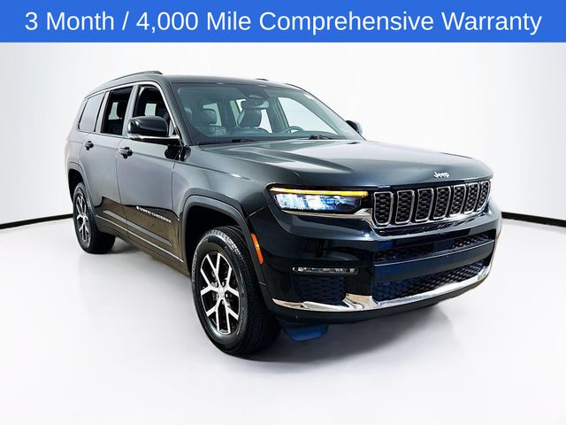 Diamond Black Crystal Pearlcoat 2025 Jeep Grand Cherokee L Limited 4WD SUV / Crossover Four-Wheel Drive 8-Speed Automatic