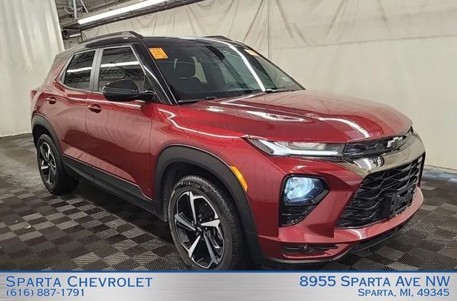 Red (Crimson) 2022 Chevrolet Trailblazer SUV / Crossover Four-Wheel Drive 9-Speed Automatic