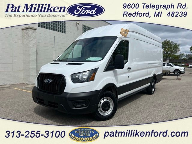 Oxford White 2025 Ford Transit Cargo Van Rear-Wheel Drive
