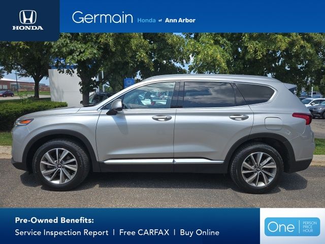 Used 2020 Shimmering Silver Pearl Hyundai SEL image 2
