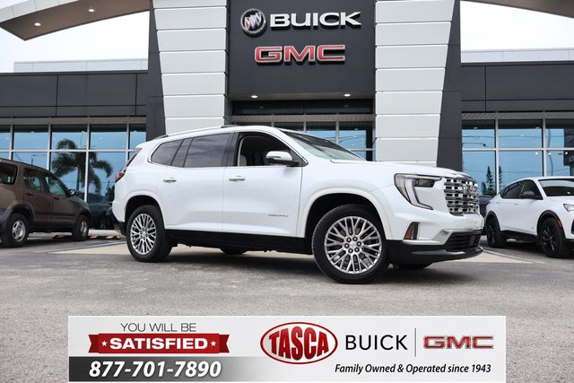 White Frost Tricoat 2025 GMC Acadia SUV / Crossover Front-Wheel Drive 8-Speed Automatic