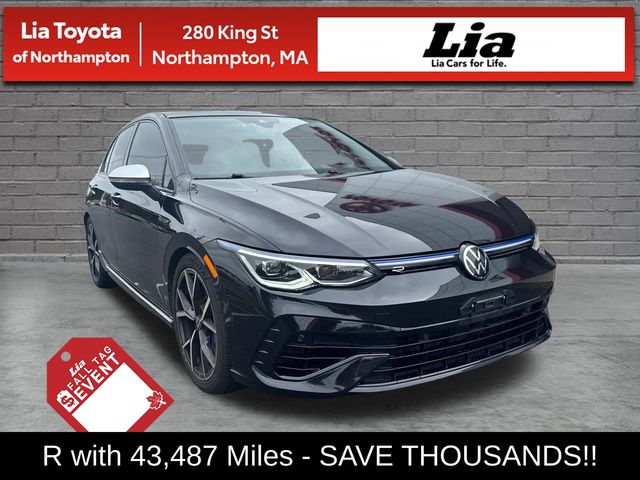 Black 2022 Volkswagen Golf R Hatchback All-Wheel Drive 7-Speed Dual Clutch