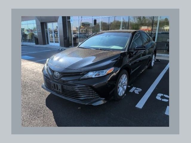 Black 2018 Toyota Camry LE Sedan Front-Wheel Drive 8-Speed Automatic