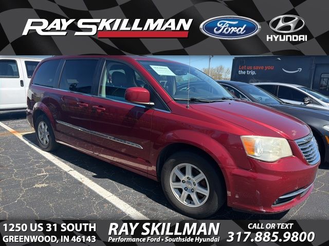 Deep Cherry Red Crystal Pearlcoat 2012 Chrysler Town & Country Touring FWD Minivan Front-Wheel Drive 6-Speed Automatic