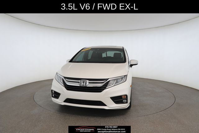 White 2019 Honda Odyssey EX-L FWD Minivan Front-Wheel Drive 9-Speed Automatic