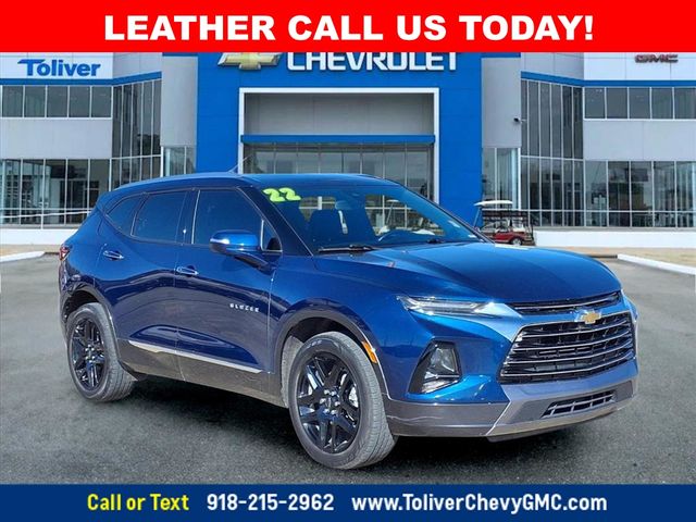 Blue Glow Metallic 2022 Chevrolet Blazer Premier FWD SUV / Crossover Front-Wheel Drive 9-Speed Automatic Overdrive