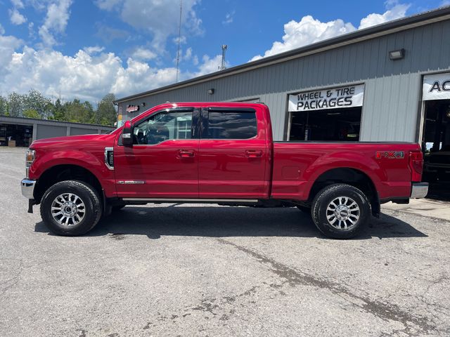 2022 Ford F-350SD Lariat - Red Metallic exterior view 4