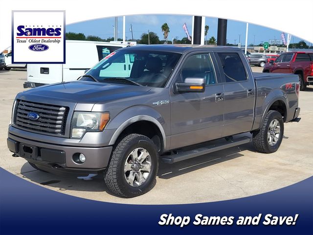 Sterling Gray Metallic 2012 Ford F-150 FX4 SuperCrew 4WD Pickup Truck Four-Wheel Drive 6-Speed Automatic