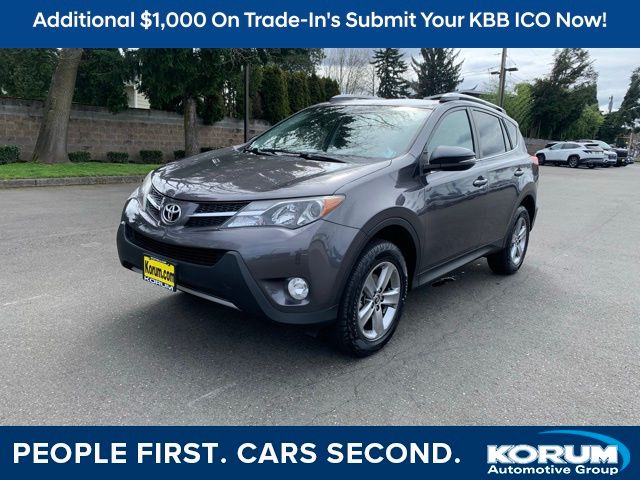 Magnetic Gray 2015 Toyota RAV4 XLE SUV / Crossover Front-Wheel Drive 6-Speed Automatic