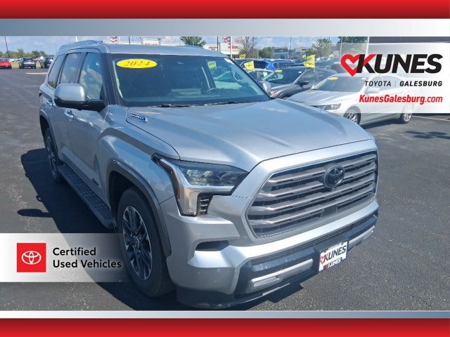 Celestial Silver Metallic 2024 Toyota Sequoia SUV / Crossover Four-Wheel Drive Automatic