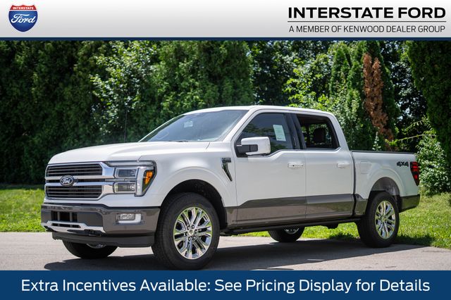 White Metallic 2026 Ford F-150 Pickup Truck Four-Wheel Drive Automatic