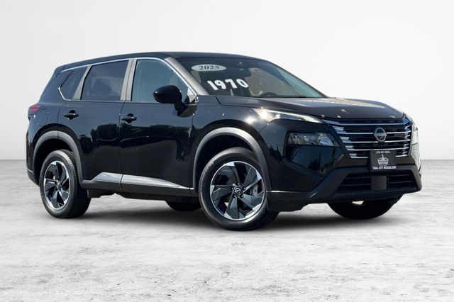 Super Black 2025 Nissan Rogue SUV / Crossover All-Wheel Drive Continuously Variable Transmission