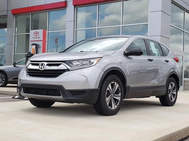 Silver 2019 Honda CR-V LX AWD SUV / Crossover All-Wheel Drive Continuously Variable Transmission