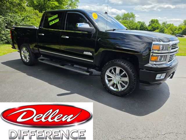 Black 2014 Chevrolet Silverado 1500 Pickup Truck Four-Wheel Drive 6-Speed Automatic Overdrive