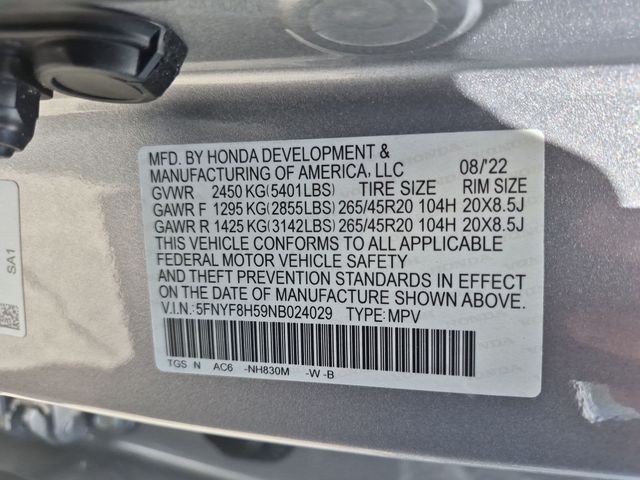 Used 2022 Honda Passport EX-L 4D Sport Utility