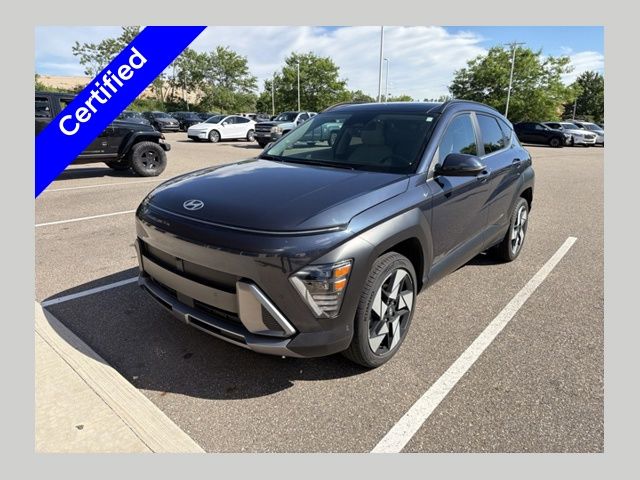 Denim Blue Pearl 2024 Hyundai Kona Limited AWD SUV / Crossover All-Wheel Drive 8-Speed Automatic