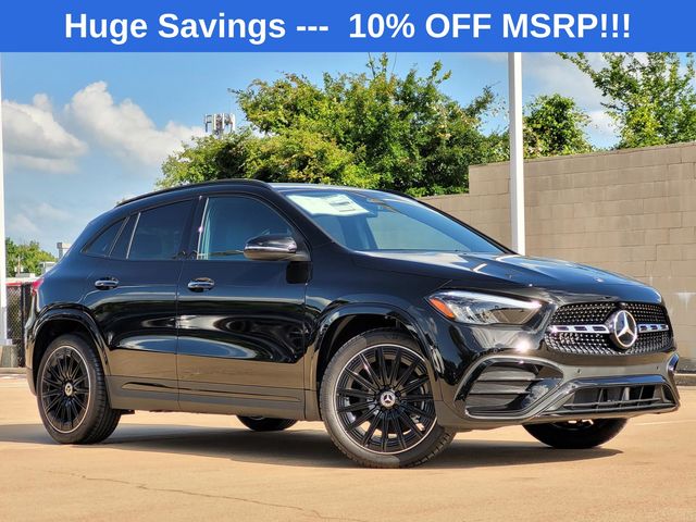 Night Black 2025 Mercedes-Benz GLA SUV / Crossover Front-Wheel Drive 8-Speed Dual Clutch