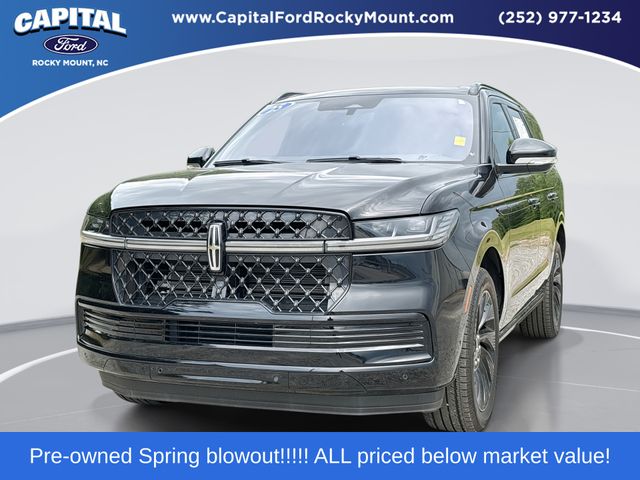 Infinite Black Metallic Clearcoat 2025 Lincoln Navigator Reserve 4WD SUV / Crossover Four-Wheel Drive Automatic