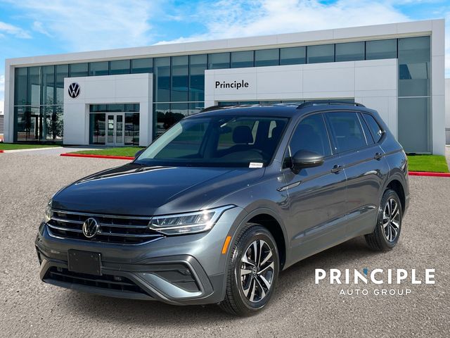 Platinum Gray Metallic 2023 Volkswagen Tiguan SUV / Crossover Front-Wheel Drive 8-Speed Automatic