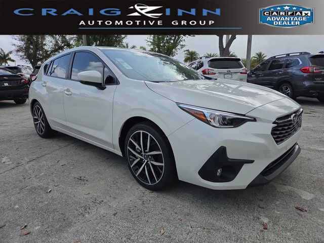 White Pearl 2026 Subaru Impreza Sport AWD Wagon All-Wheel Drive Continuously Variable Transmission