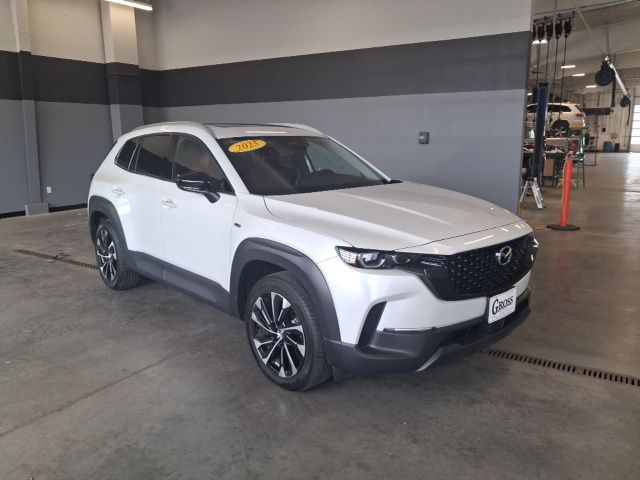 White (wind chill pearl) 2025 Mazda CX-50 Hybrid Premium Plus AWD SUV / Crossover All-Wheel Drive Continuously Variable Transmission