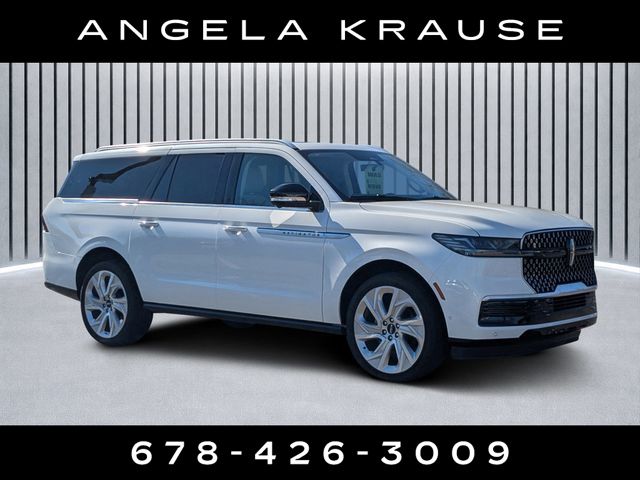 Pristine White Metallic Tri-Coat 2025 Lincoln Navigator L Reserve 4WD SUV / Crossover Four-Wheel Drive Automatic