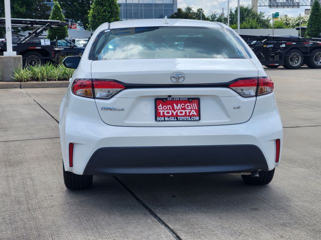 2026 Toyota Corolla LE White at Don McGill Toyota