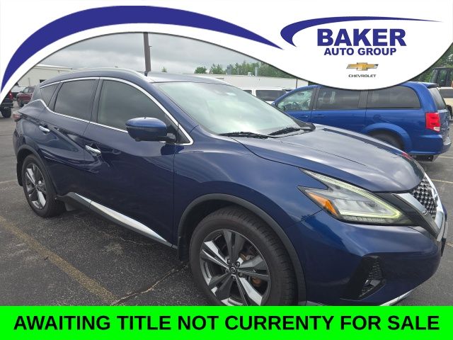 Deep Blue Pearl 2019 Nissan Murano Platinum AWD SUV / Crossover All-Wheel Drive Continuously Variable Transmission