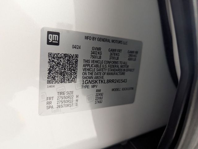 used 2024 Chevrolet Tahoe car, priced at $70,581