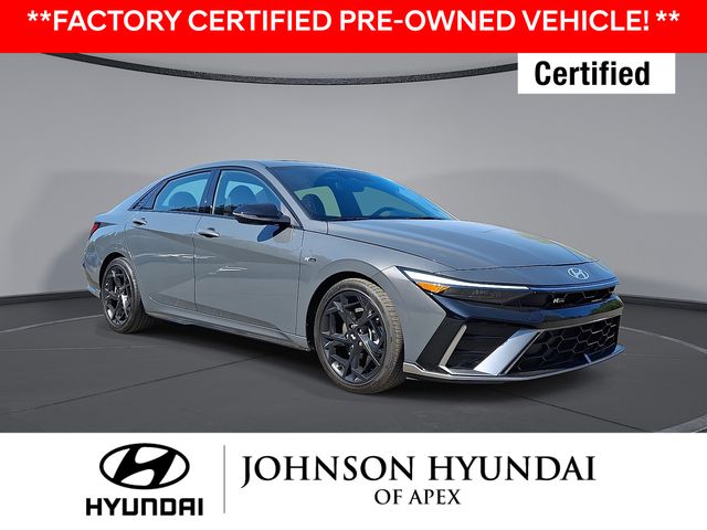 Ecotronic Gray 2025 Hyundai Elantra N Line FWD Sedan Front-Wheel Drive 7-Speed Dual Clutch