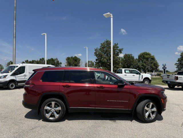 2021 Jeep Grand Cherokee L Limited Red at Texan Dodge Chrysler Jeep Ram