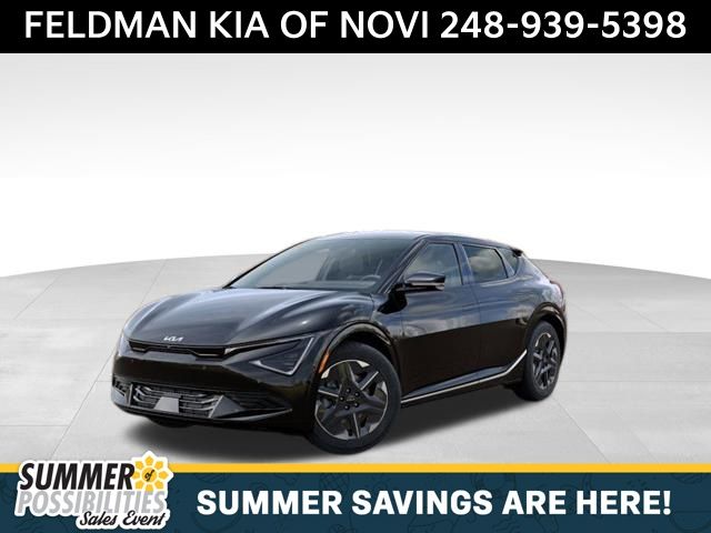 Ebony Black 2025 Kia EV6 Light Long Range AWD SUV / Crossover All-Wheel Drive 1-Speed Automatic