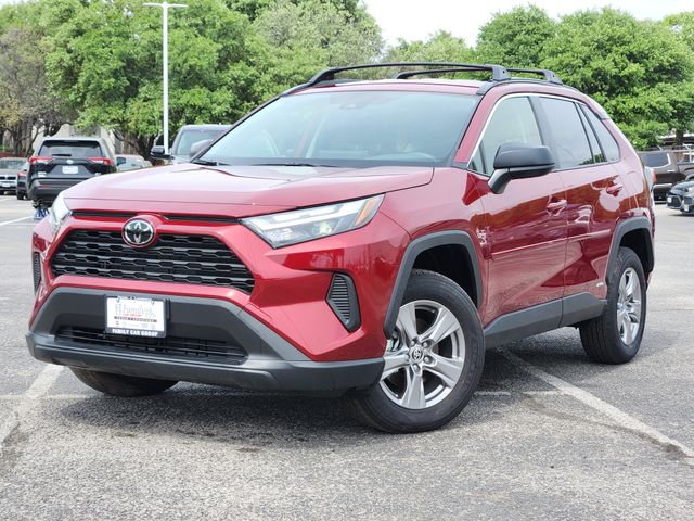 Red (Ruby Flare Pearl) 2025 Toyota RAV4 Hybrid LE AWD SUV / Crossover All-Wheel Drive Continuously Variable Transmission