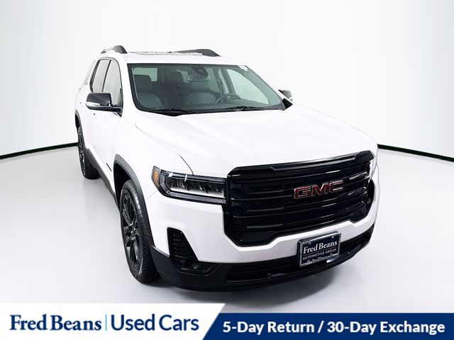 Summit White 2023 GMC Acadia SLT AWD SUV / Crossover Four-Wheel Drive 9-Speed Automatic