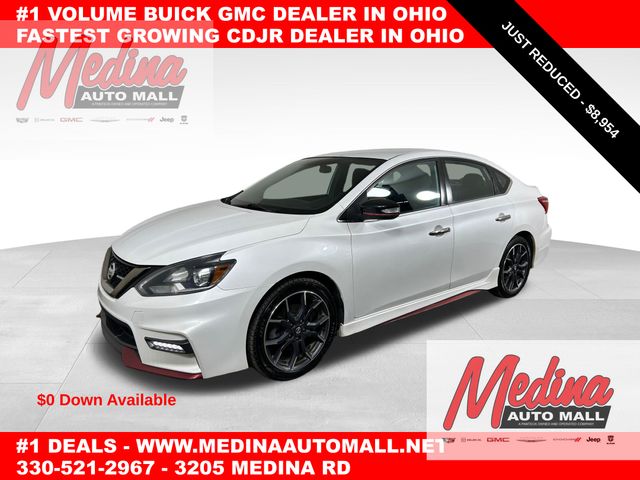 Aspen White 2017 Nissan Sentra NISMO Sedan Front-Wheel Drive 6-Speed Manual