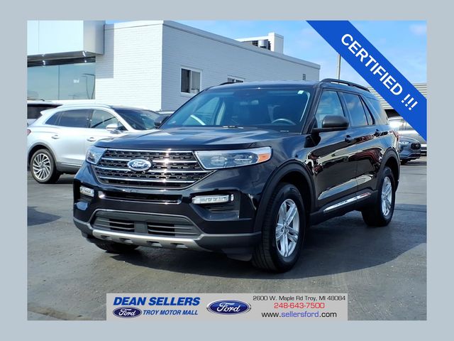 Agate Black Metallic 2023 Ford Explorer SUV / Crossover All-Wheel Drive Automatic