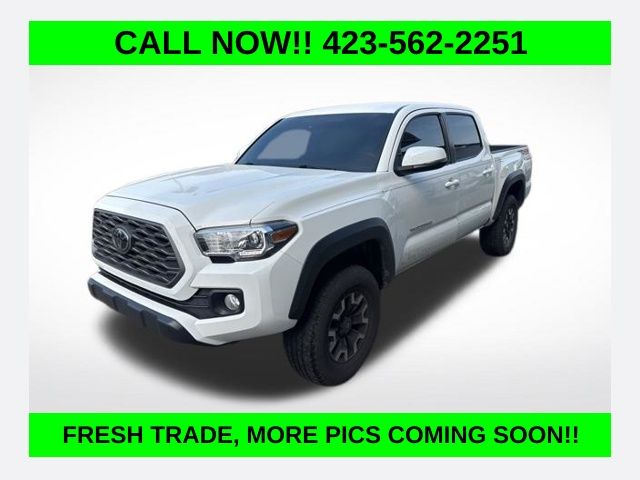 Super White 2021 Toyota Tacoma TRD Off Road Double Cab 4WD Pickup Truck Four-Wheel Drive 6-Speed Automatic