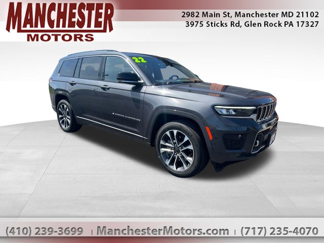 Baltic Gray Metallic Clearcoat 2022 Jeep Grand Cherokee L Overland 4WD SUV / Crossover Four-Wheel Drive 8-Speed Automatic