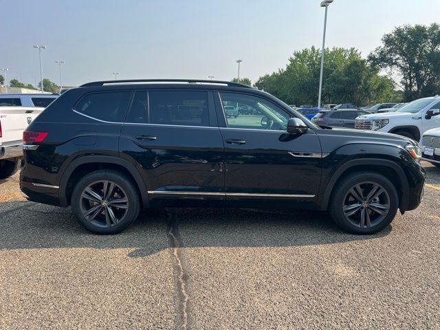 2021 Deep Black Volkswagen Atlas 3.6L V6 SE w/Technology R-Line AWD SUV