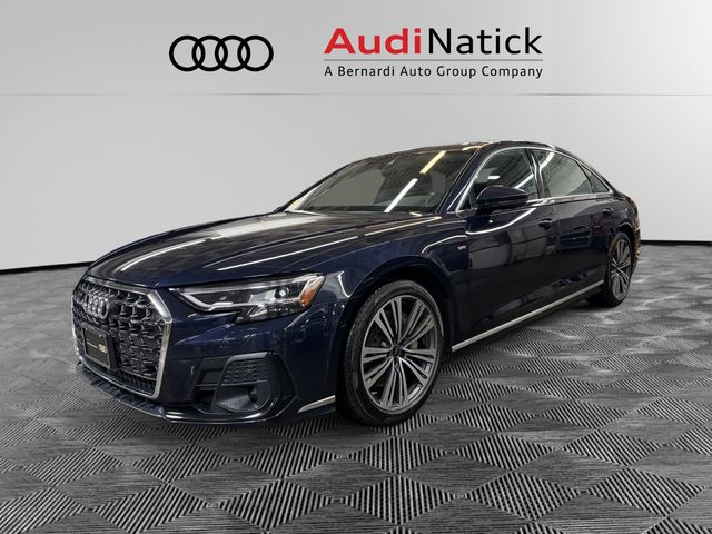 Firmament Blue Metallic 2023 Audi A8 Sedan All-Wheel Drive 8-Speed Automatic