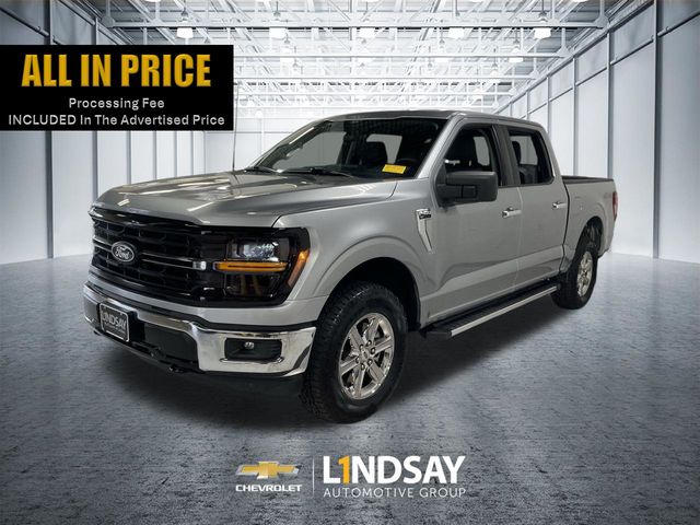 Silver Metallic 2025 Ford F-150 Pickup Truck Four-Wheel Drive Automatic