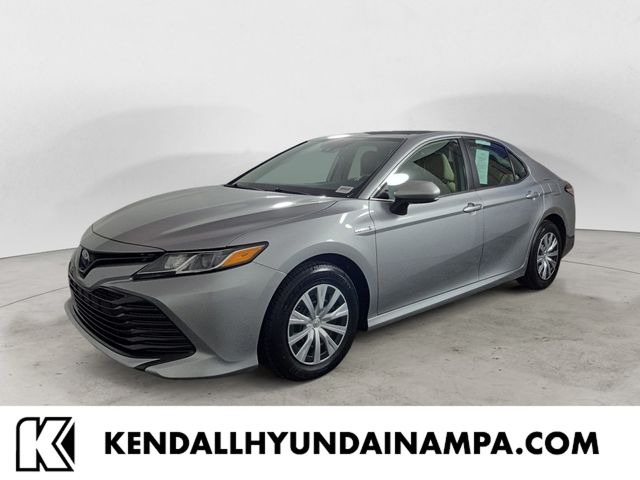 Silver 2020 Toyota Camry Hybrid LE FWD Sedan Front-Wheel Drive Continuously Variable Transmission