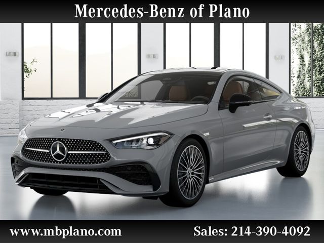 Gray (MANUFAKTUR Alpine Grey Mt) 2026 Mercedes-Benz CLE Coupe All-Wheel Drive 9-Speed Automatic