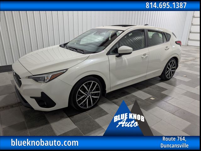 Crystal White Pearl 2024 Subaru Impreza Wagon All-Wheel Drive Continuously Variable Transmission