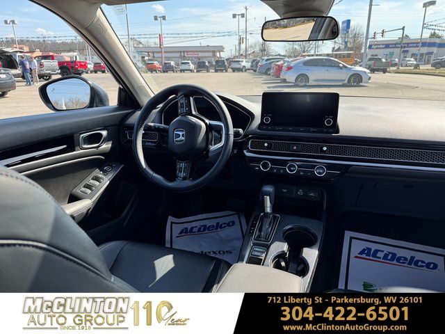 2024 Smokey Mauve Pearl Honda Civic EX-L FWD Hatchback