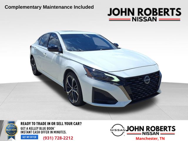 Pearl White Tricoat 2024 Nissan Altima 2.5 SR FWD Sedan Front-Wheel Drive Continuously Variable Transmission