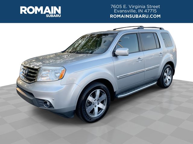 Silver 2014 Honda Pilot Touring 4WD SUV / Crossover Four-Wheel Drive 5-Speed Automatic