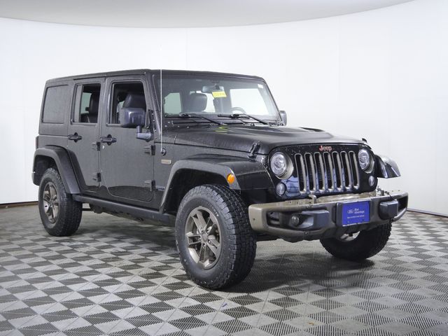 Black Clearcoat 2017 Jeep Wrangler SUV / Crossover Four-Wheel Drive 5-Speed Automatic