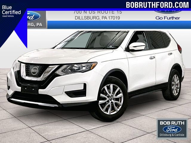 2017 Nissan Rogue SV White at Audi Porsche Sewickley