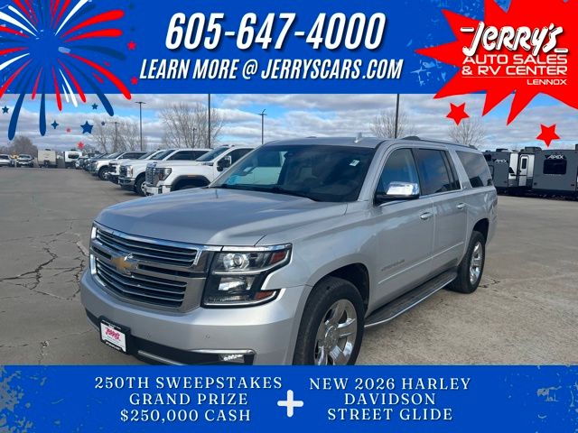 Silver Ice Metallic 2016 Chevrolet Suburban 1500 LTZ 4WD SUV / Crossover Four-Wheel Drive 6-Speed Automatic Overdrive